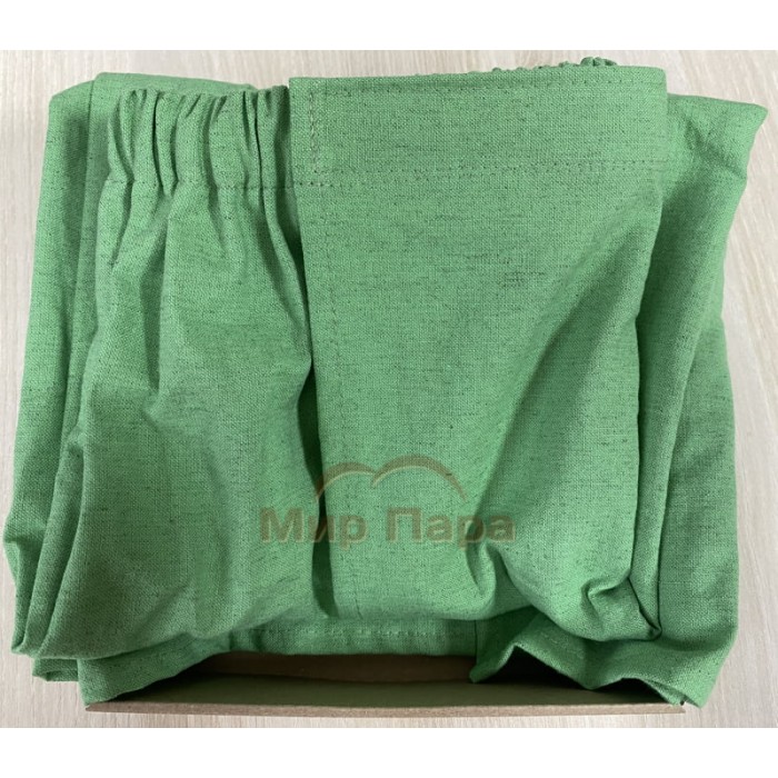 Килт мужской 140х65 см (40% лен, 60% хлопок) светло-зеленый